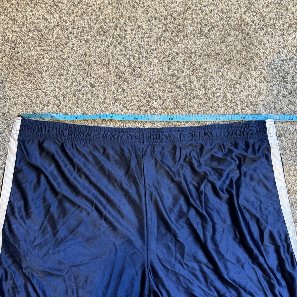 C9 By Champion Vintage Rare Basketball Shorts Shiny Dazzle Silky Navy XL - Picture 4 of 6